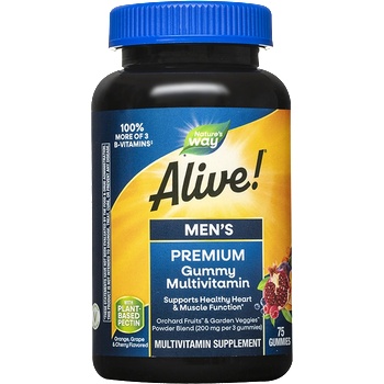 Nature's Way Алайв Premium Мултивитамини за Мъже 75 желирани таблетки | Nature’s Way (15895)