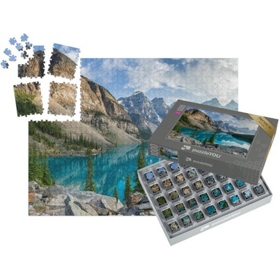SMART SORTED® Průzračné horské jezero v kanadské divočině USA 1000 dílků