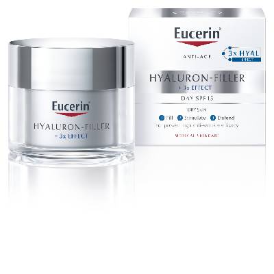 Eucerin Hyaluron - Filler Intenzívny vypĺňajúci denný krém proti vráskam pre suchú pleť 50 ml
