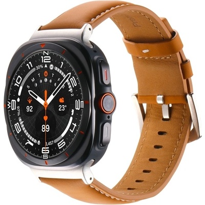 VSECHNONAMOBIL 86935 LEATHER Kožený řemínek pro Samsung Galaxy Watch Ultra / Watch Ultra 2025 světle hnědý