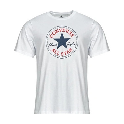Converse Trička s krátkým rukávem CHUCK PATCH TEE Bílá
