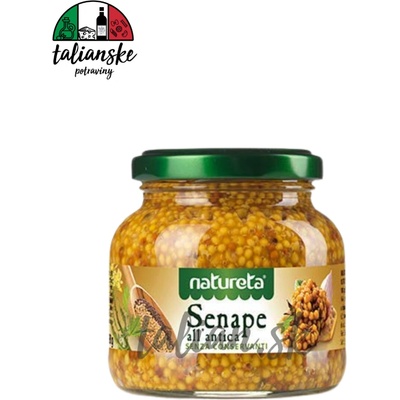 Natureta Horčica Natureta 190 g Celozrnná horčica