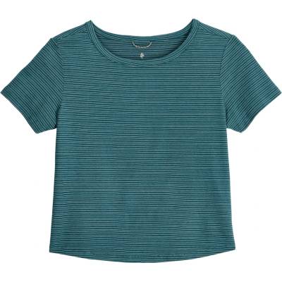 Royal Robbins Дамска тениска Royal Robbins Women's Vacationer Boxy Tee T-shirt - Balsam Str - размер XL (916-6724-0115)