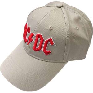 AC/DC Red Logo Шапка с козирка Sand UNI (ACDCCAP02S)