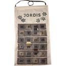 Jordis adventní kalendář šedý 24 ks čokolády