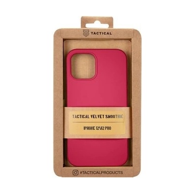 Púzdro Tactical Velvet Smoothie Apple iPhone 12 /12 Pro Sangria