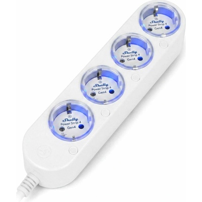 Inteligentní napájecí lišta Shelly Power Strip 4 Gen4 White