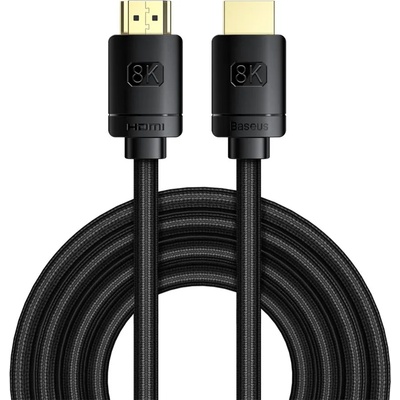 Baseus Кабел Baseus High Definition Series HDMI 8K към HDMI 8K CAKGQ-L01 3 м - черен (CAKGQ-L01_VZ)