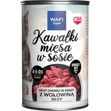 WAFI mäsové konzervy pre mačky s hovädzím mäsom 415 g