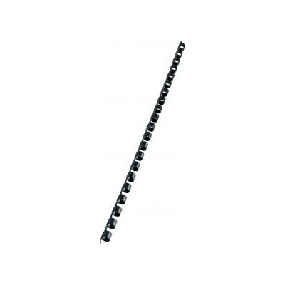 Plastové hrebene GBC 21R 8mm čierne