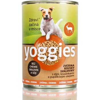Yoggies zvěřinová s dýní brusinkami a pupálkovým olejem 400 g