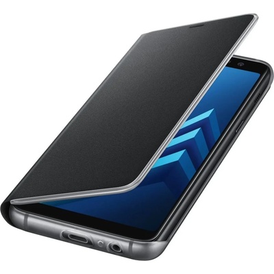 Samsung Оригинален калъф Flip за Samsung A8 2018 черен