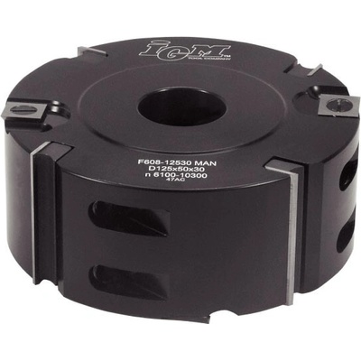 Igm Igm Falcovací fréza 50mm s rovnými zuby - D125x50 d30 Z4 V4 ALU F608-12530