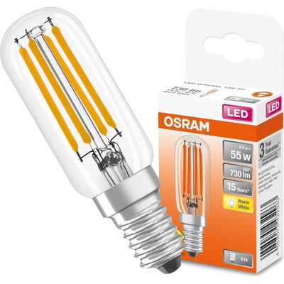 Osram LED žiarovka T26 55 6,5 W E14 2700 K Filament teplá biela