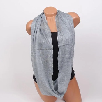 Image 1 of Дамски кръгъл шал в сиво