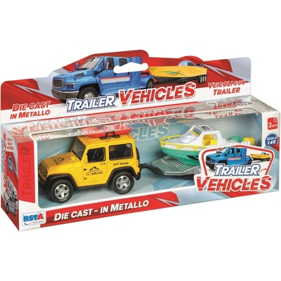 RS Toys Комплект RS Toys - Джип с лодка или хеликоптер, 1: 48, асортимент (11688)