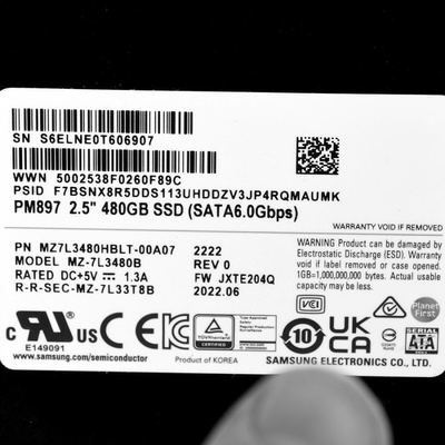 Samsung PM897 480GB, MZ7L3480HBLT-00A07