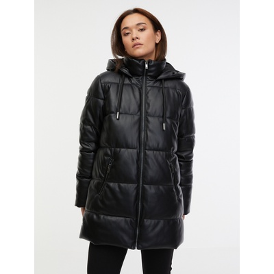 orsay Черно дамско ватирано палто от изкуствена кожа ORSAY Orsay | Cheren | ЖЕНИ | L