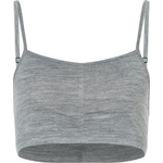 super. natural Дамски спортен сутиен super. natural Women's Cosy Bra Sports bra - Cashmere Grey Melange (114-2447-1312)