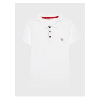 GUESS Тениска с яка и копчета L2GP02 KAPY0 Бял Regular Fit (L2GP02 KAPY0)