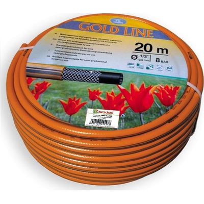 Bradas Záhradná hadica 1/2 " 50 m GOLD LINE 3vrtsvá