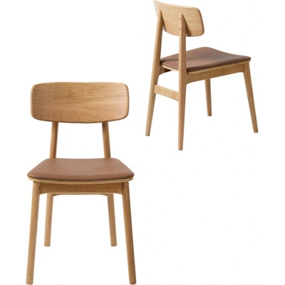 Unique Furniture Koňakovohnedá / prírodná