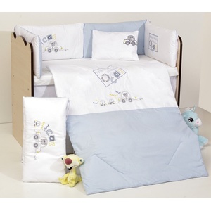 Dizain Бебешки спален комплект Бродерия Кола Ластик Цип Comfort Line