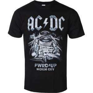 NNM Мъжка тениска AC/DC - PWRUP Detroit - Black - 51711800
