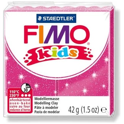 FIMO Глина, 42 g, горима, FIMO "Kids", блестящо розово 8030-262 (8030-262)