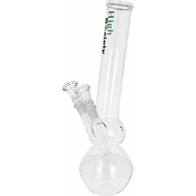 HIGH SOCIETY Skleněný bong Double 36cm – Zboží Mobilmania