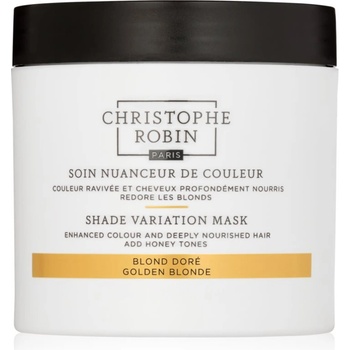 Christophe Robin Shade Variation Mask подхранваща маска - крем За коса цвят Golden Blond 250ml