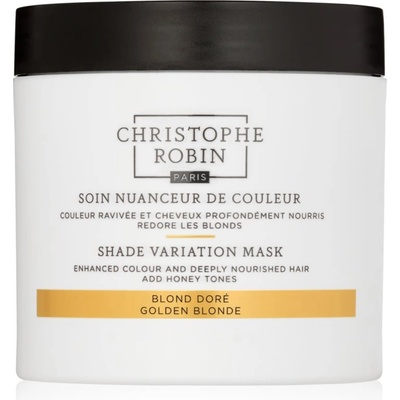Christophe Robin Shade Variation Mask подхранваща маска - крем За коса цвят Golden Blond 250ml