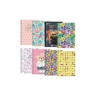 JUNIOR Zošit Exclusive Girls 444 A4 s riadkami