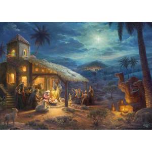Schmidt Spiele - Puzzle Kinkade: The Nativity - 1 000 piese