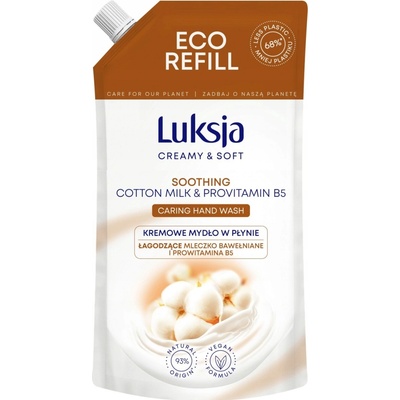 Luksja tekuté mydlo náhradná náplň Bavlna/provitamín B5 900 ml