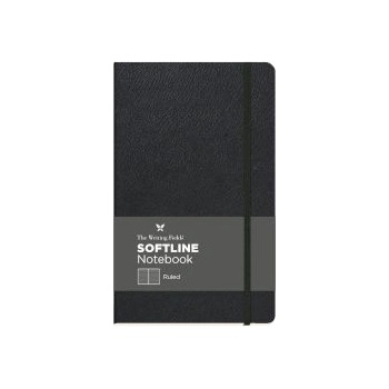 The Writing Fields Бележник с ластик Softline 13х21см Black
