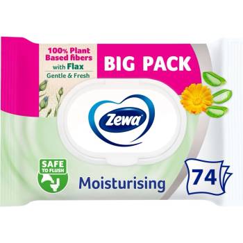 Zewa Moisturising BigPack Мокра Тоалетна Хартия 74бр (7322542613047)
