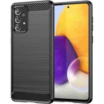 HQWear Carbon Case Гъвкав TPU Кейс за Samsung Galaxy A73 black (KXG0030188)