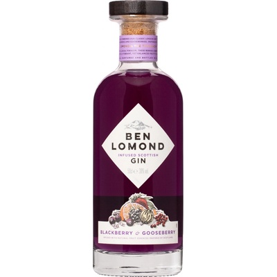 Ben Lomond Blackberry & Goosberry Gin 38% 0,5 l (holá láhev)