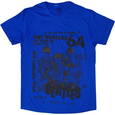 The Beatles 1964 Blue M Риза (<![CDATA[BEATTEE620MBL02]]>)