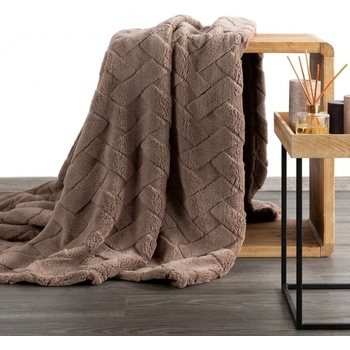 Eurofirany deka CARO hnedá Mikroplyš 200x220