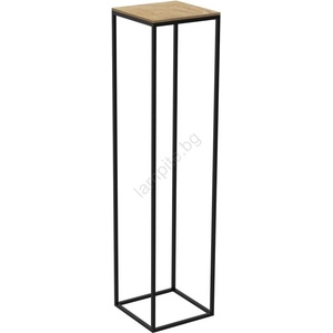 Luminex Стойка за цветя 100x24 см черен (LU0405)