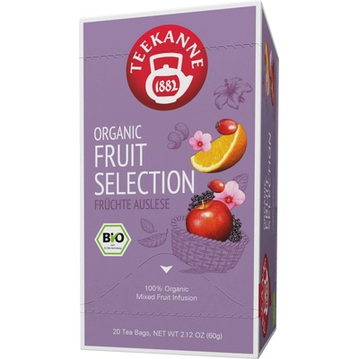 TEEKANNE Organic Fruit Selection 20 pyramidových sáčků