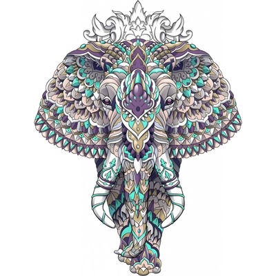 IZMAEL Dřevěné Magic Elephant/L 210 dílků