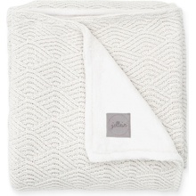 Jollein Deka River knit pale cream white coral fleece
