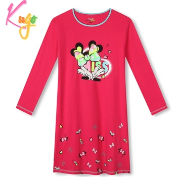 Kugo dětské pyžamo MN1775 sytě růžová