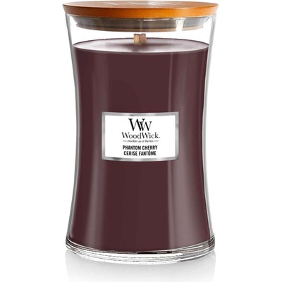 WoodWick Phantom Cherry ароматна свещ с дървен фитил 609, 5 гр