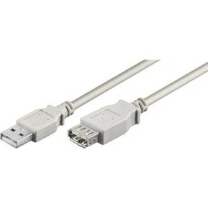  Oem usb-a 2.0 - Удължение на кабел за данни usb-a 2.0 m/f 0, 6 м бял xusbkab2aae06wh (xusbkab2aae06wh)