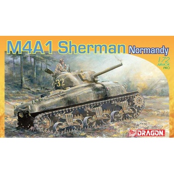 Dragon Model Kit tank 7273 M4A1 Sherman Normandy 1944 1:72