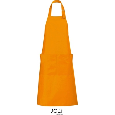 SOL's Collection Zástěra Gala s laclem COT-25801023599 Oranžová